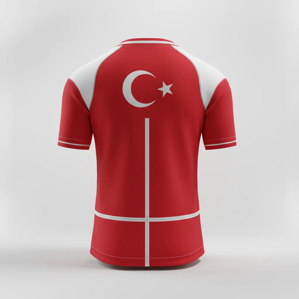 Custom Rugby Practice Jersey - White, Silver - Cardinal - Back View - Kinexa Sportswear