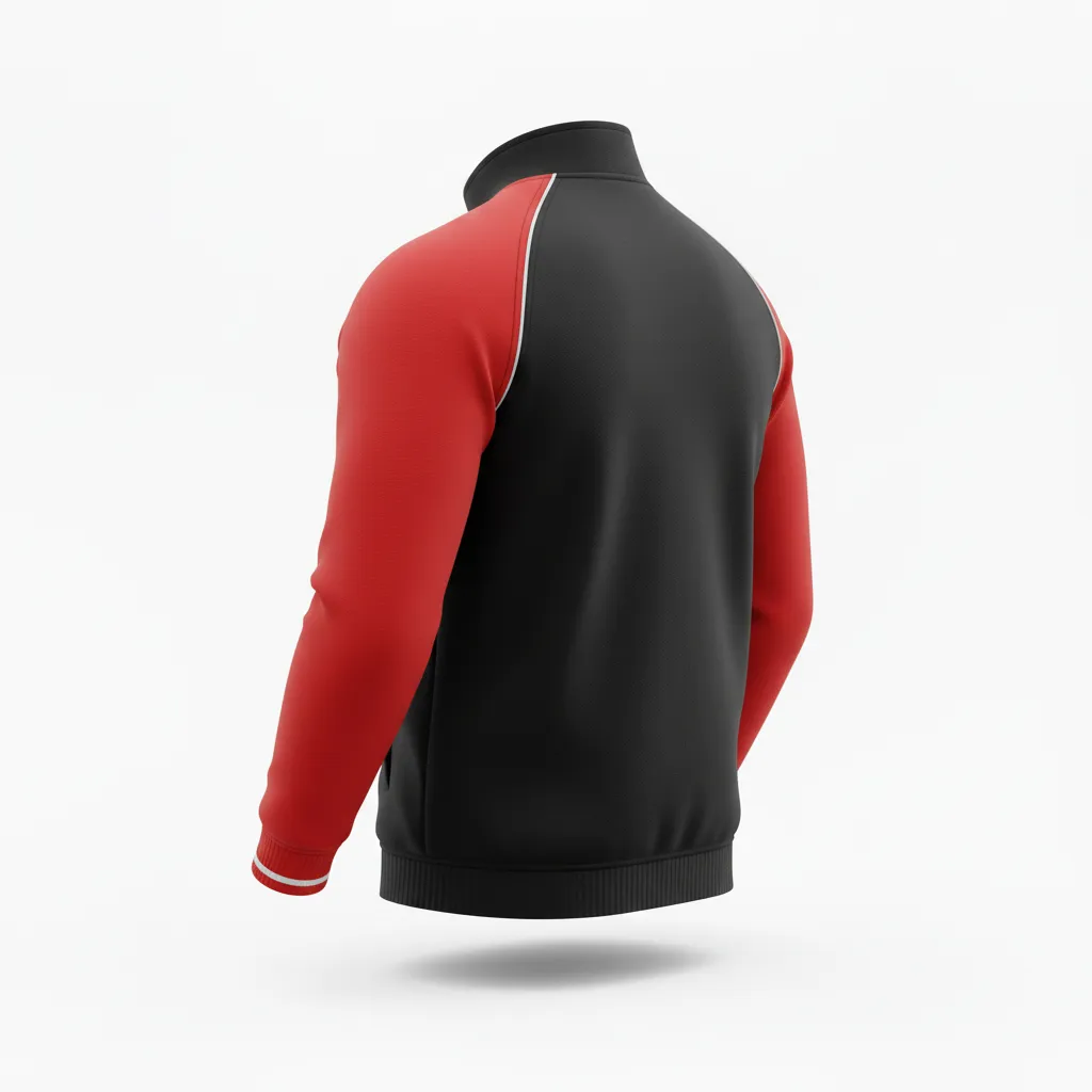 Custom Rugby Quarter Zipper Pullover - Silver, White - All Blacks - Back View - Kinexa Sportswear