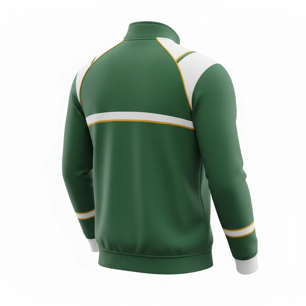 Custom Rugby Quarter Zip Pullovers - Back View - KINEXA