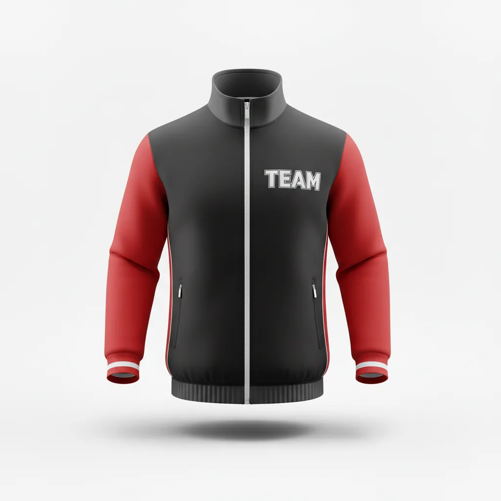 Custom Rugby Track Jacket - Silver, White - All Blacks - Front View - Kinexa Sportswear