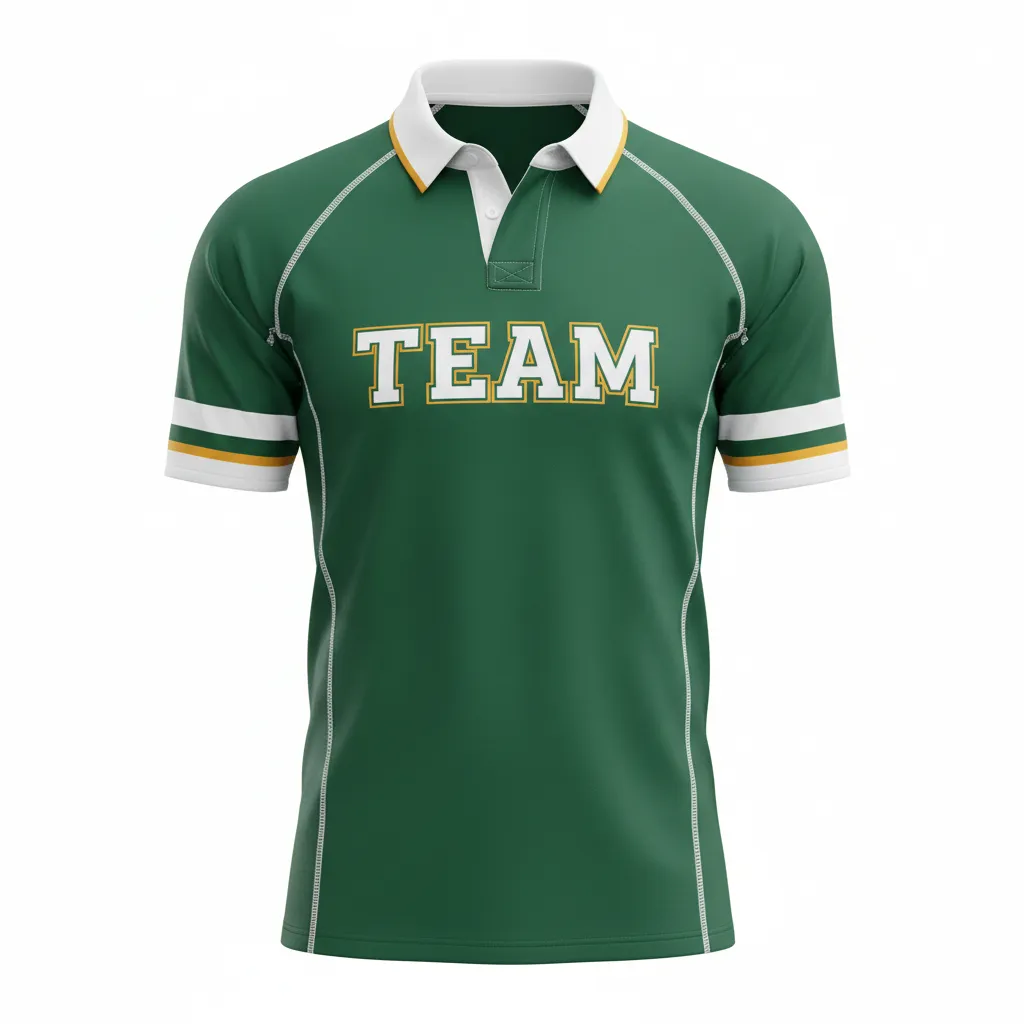 Traditional Button Collar Jersey