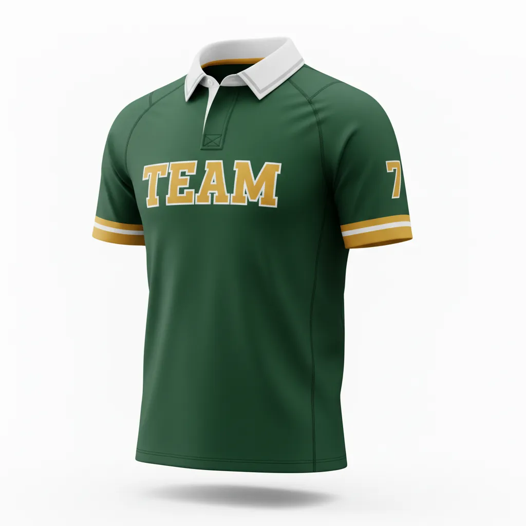 Traditional Collared 2-Button Jersey