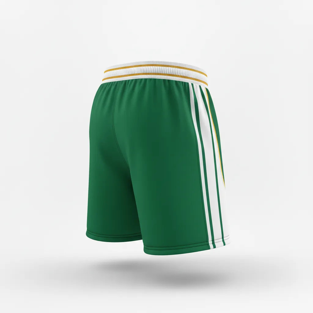 Custom Rugby Two Tone Shorts - Back View - KINEXA