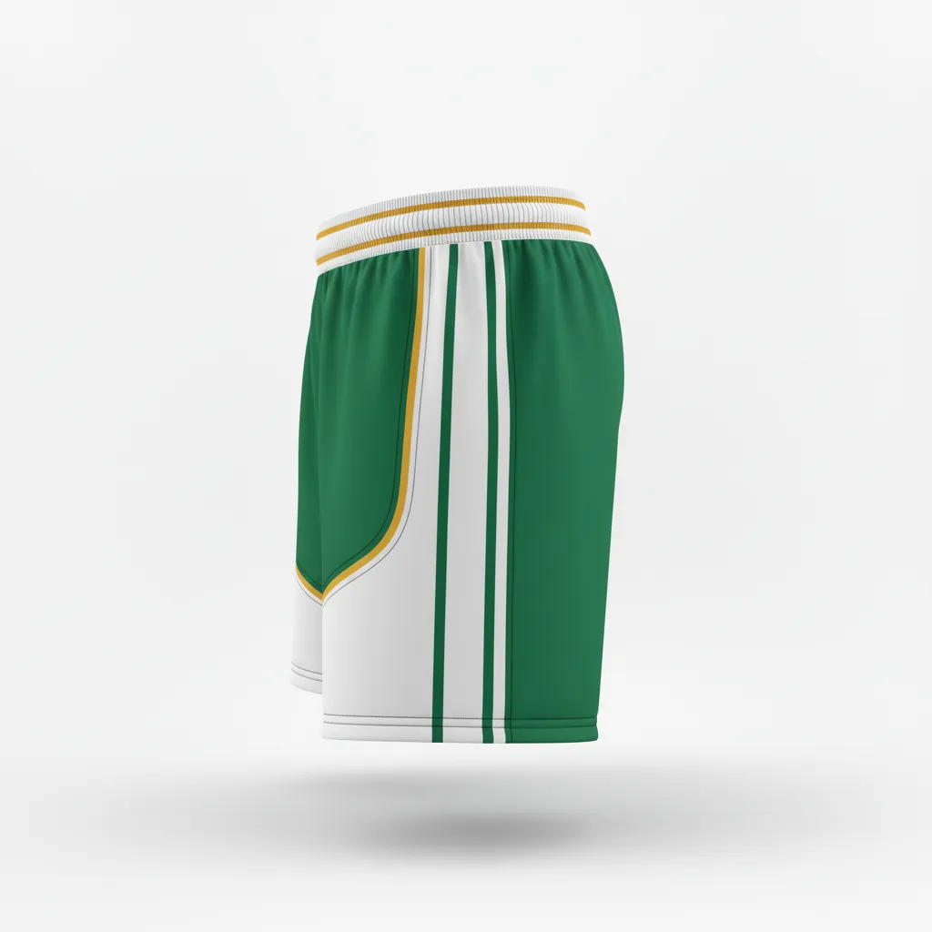 Custom Rugby Two Tone Shorts - Side View - KINEXA
