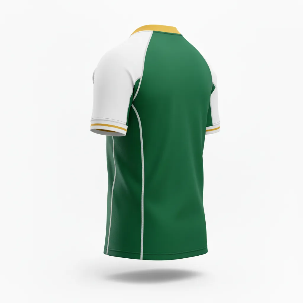 Custom Rugby V-Neck Jerseys - Back View - KINEXA
