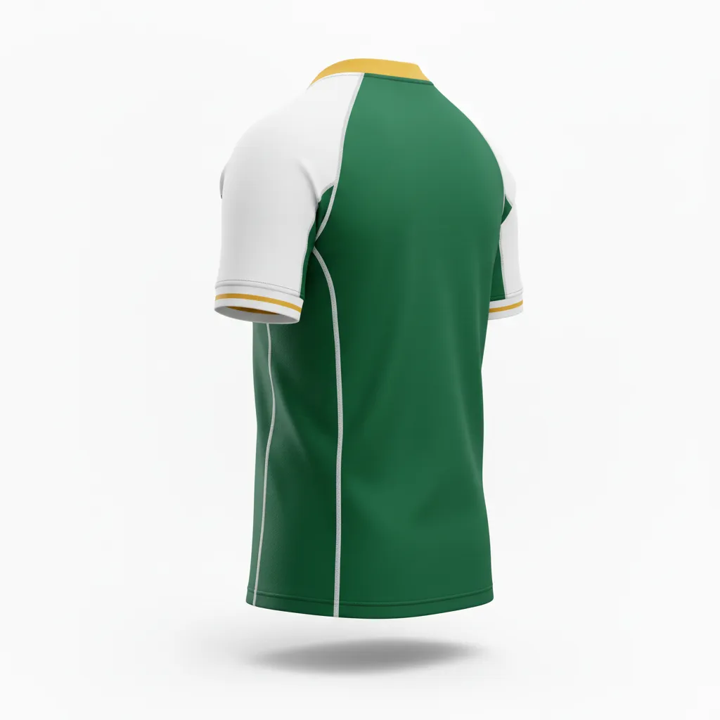 Custom Rugby V-Neck Jerseys - Side View - KINEXA
