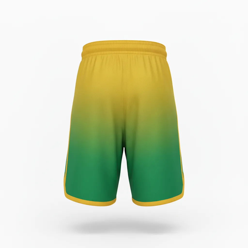 Custom Soccer Shorts - Back View - KINEXA