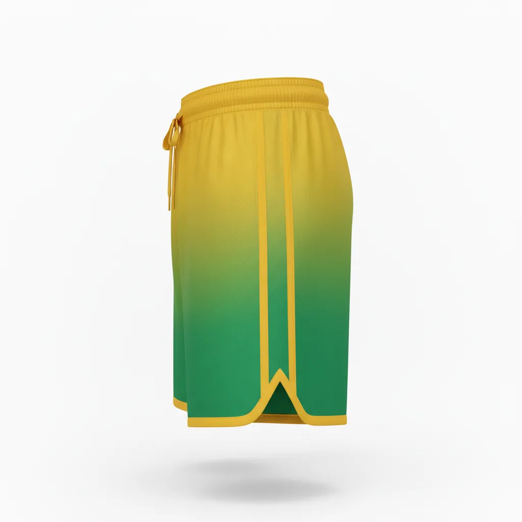 Custom Soccer Shorts - Side View - KINEXA