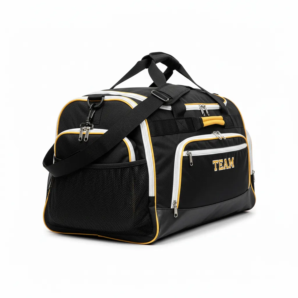 Custom Soccer Duffle Bags - Side View - KINEXA