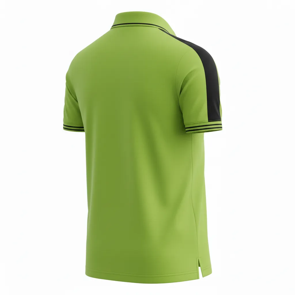 Custom Soccer Polo Style Jerseys - Back View - KINEXA