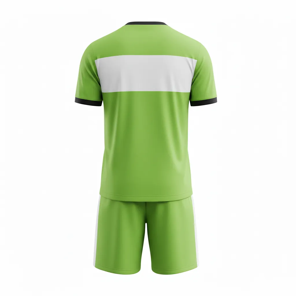 Custom Soccer Reversible Uniforms - Back View - KINEXA