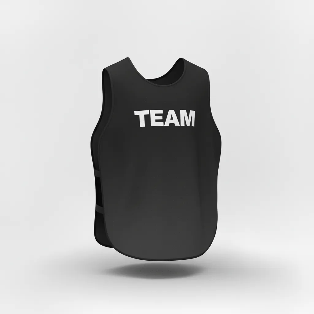 Custom Soccer Warmup Bib - Black, Grey - Gradient - Front View - Kinexa Sportswear