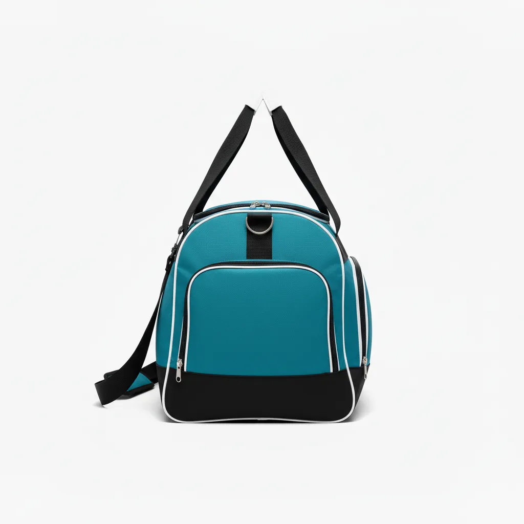 Custom Softball Backpack - Custom Design - Equipmentbag Columbiablackwhite - Side View - Kinexa Sportswear