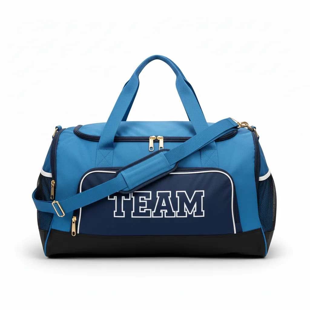 Custom Softball Backpack - Custom Design - Equipmentbag Columbianavywhite - Side View - Kinexa Sportswear