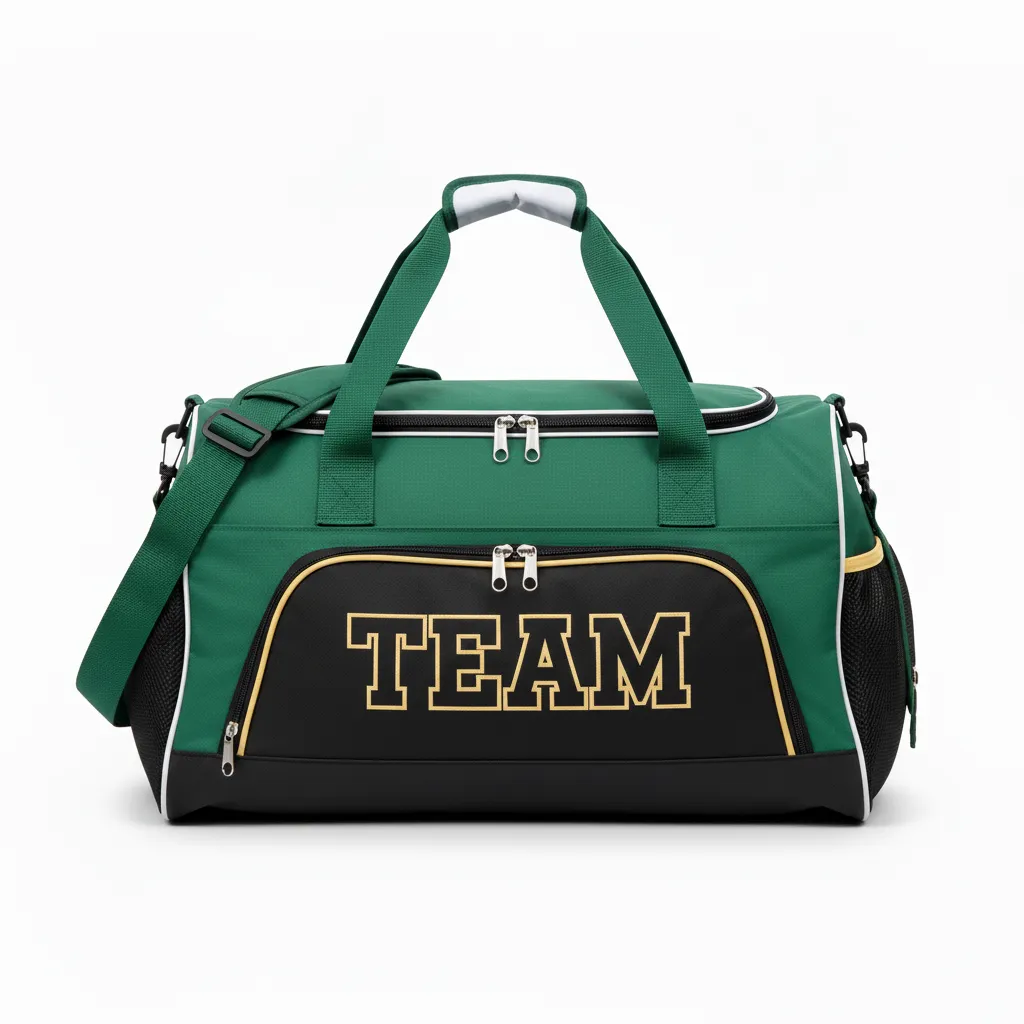 Custom Softball Backpack - Custom Design - Equipmentbag Forestblackgold - Front View - Kinexa Sportswear