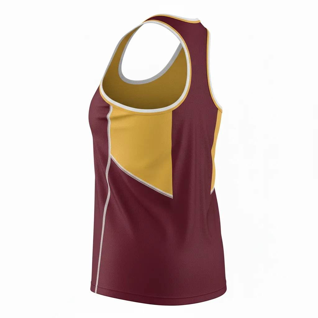 Custom Softball Performance Tank Tops - Back View - KINEXA