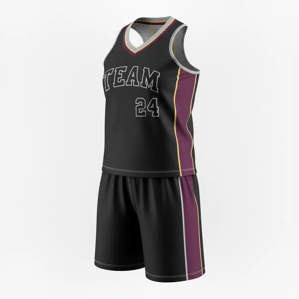 Custom Softball Racerback Softball Uniform - Custom Design - Racerbackuniform Blacksilverwhite - Front View - Kinexa Sportswear