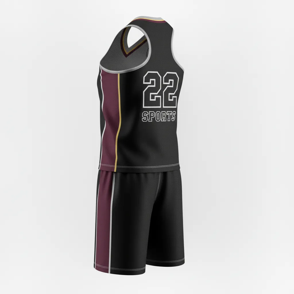Custom Softball Racerback Softball Uniform - Custom Design - Racerbackuniform Blackwhitegrey - Back View - Kinexa Sportswear