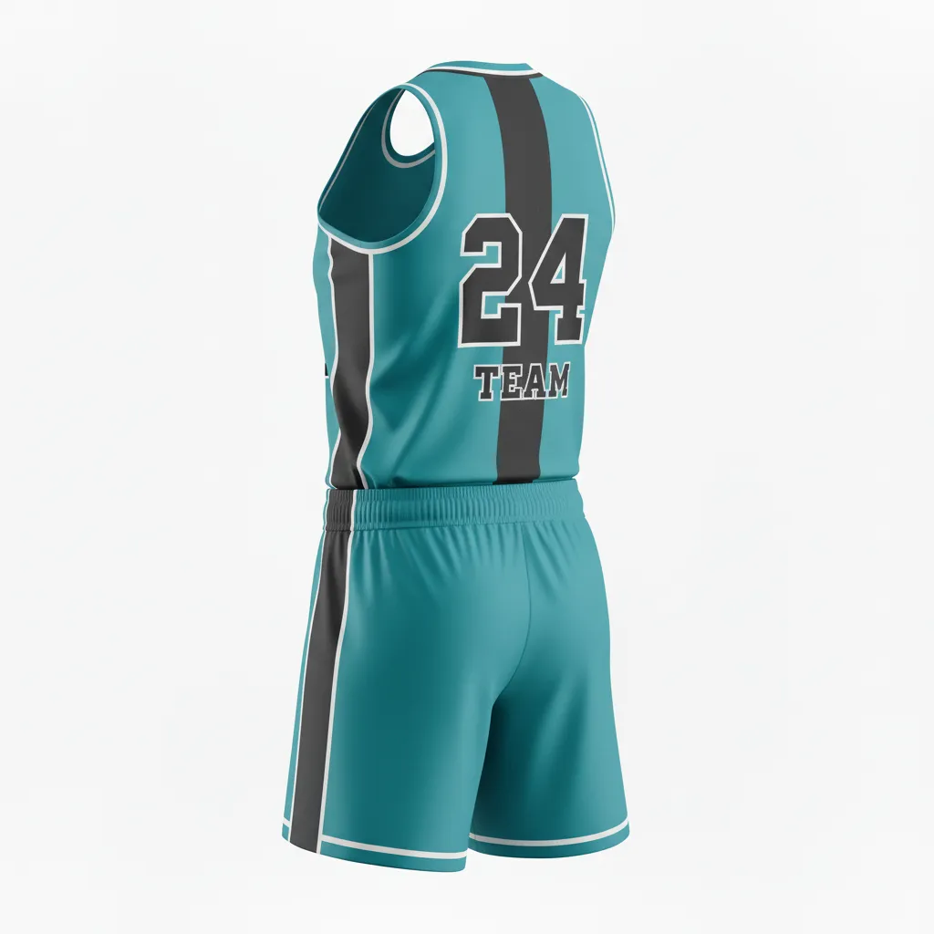 Custom Softball Racerback Softball Uniform - Custom Design - Racerbackuniform Columbiablackwhite - Back View - Kinexa Sportswear