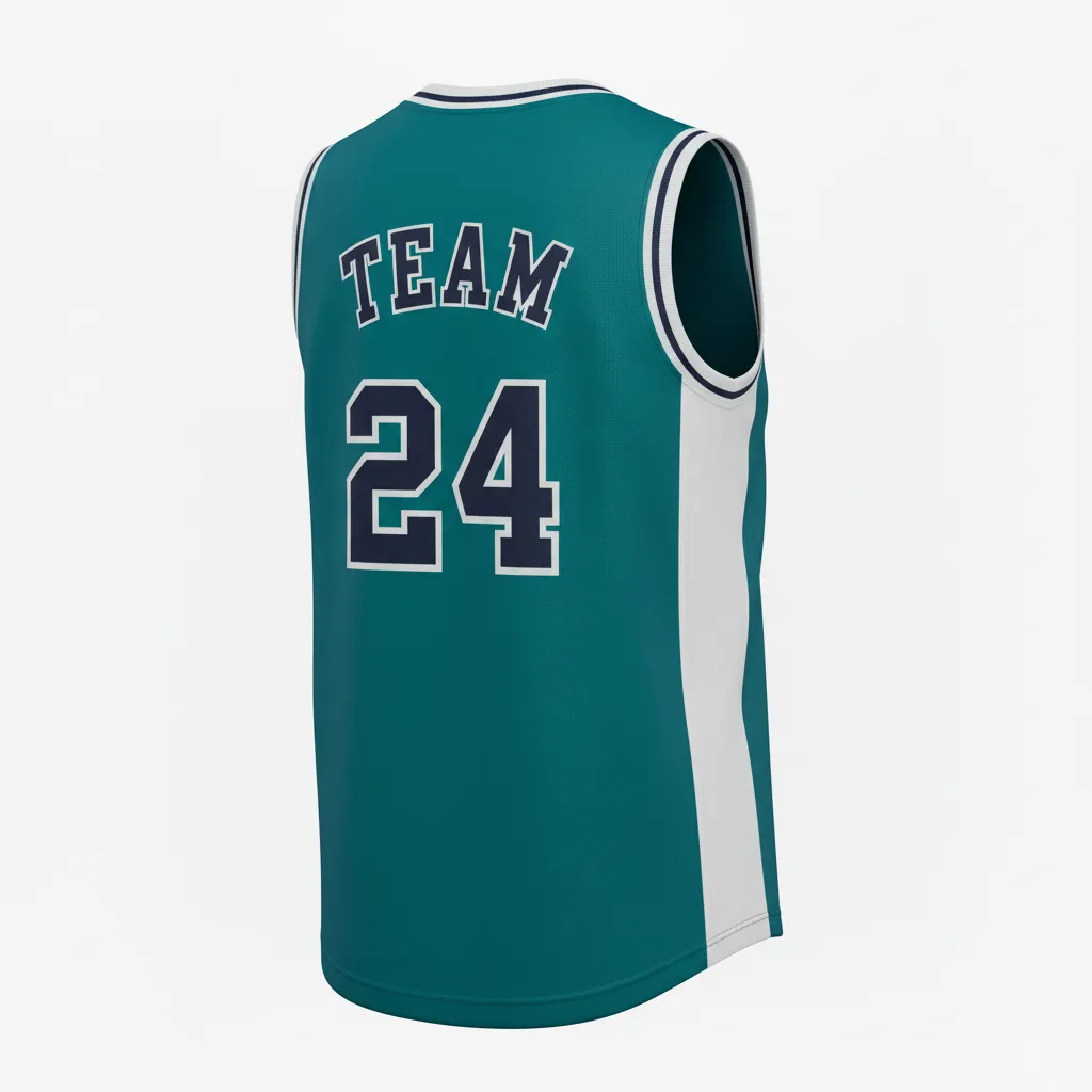 Custom Softball Sleeveless Softball Jersey - Custom Design - Sleevelessjersey Columbiablackwhite - Back View - Kinexa Sportswear
