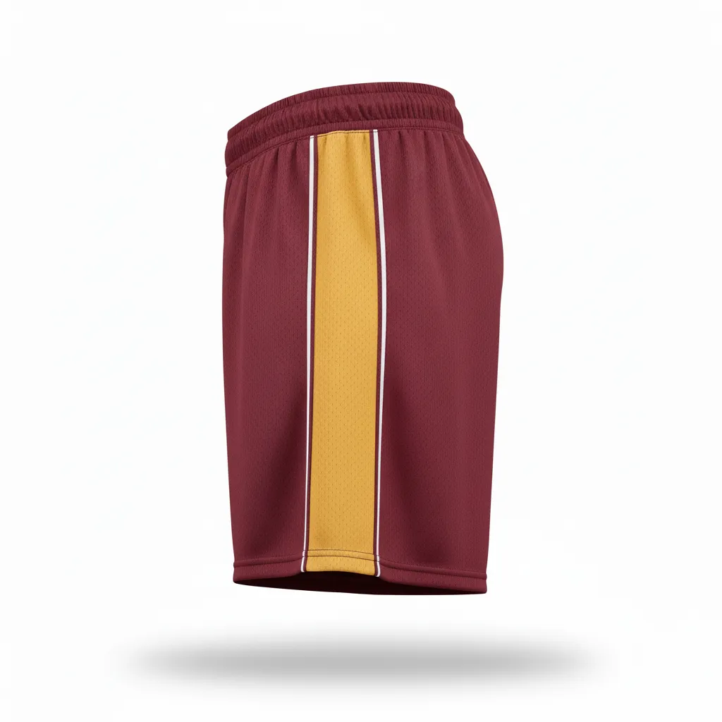 Custom Softball Shorts - Side View - KINEXA