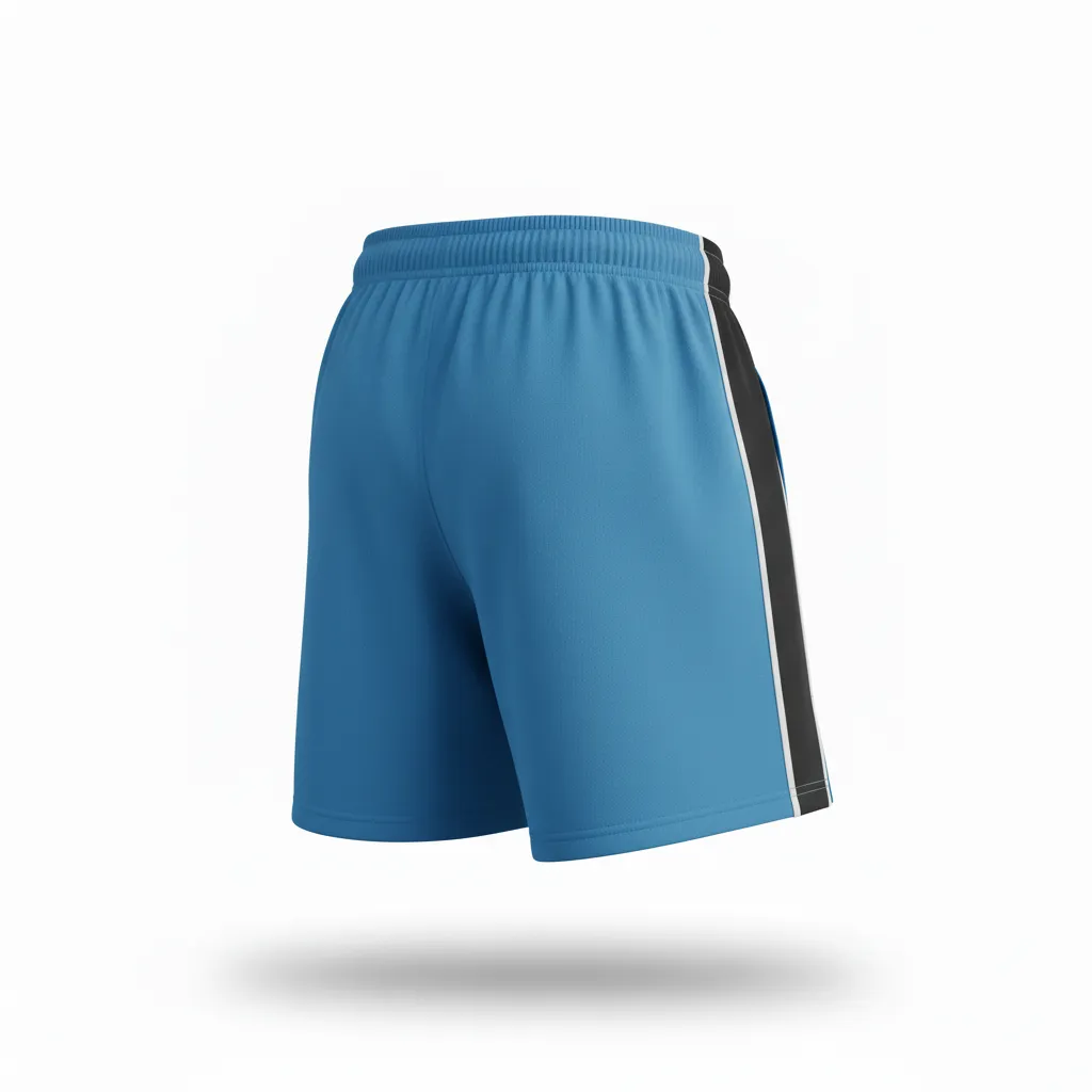 Custom Softball Softball Shorts - Custom Design - Softballshorts Columbiablackwhite - Back View - Kinexa Sportswear