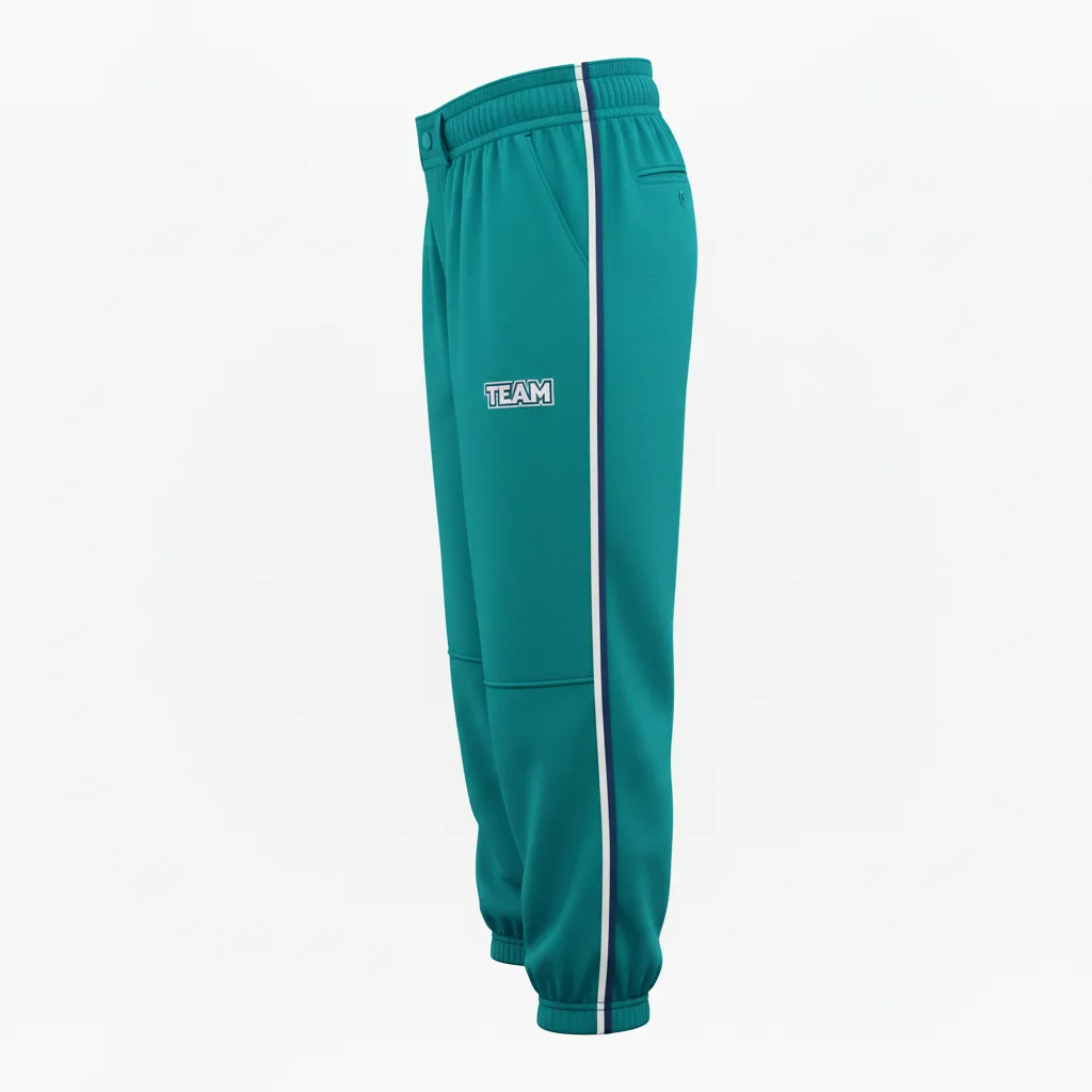 Custom Softball Standard Softball Knicker - Custom Design - Softballknicker Columbiawhitenavy - Side View - Kinexa Sportswear