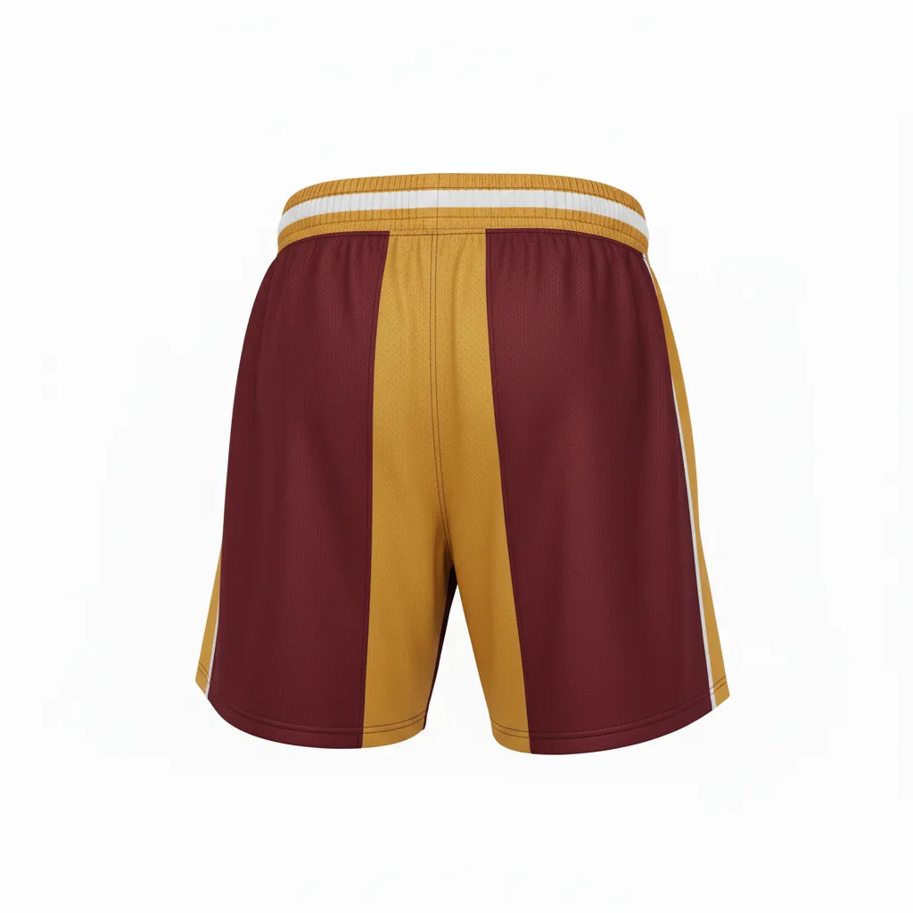 Custom Softball Training Shorts - Back View - KINEXA