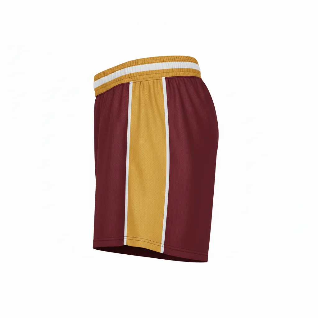 Custom Softball Training Shorts - Side View - KINEXA