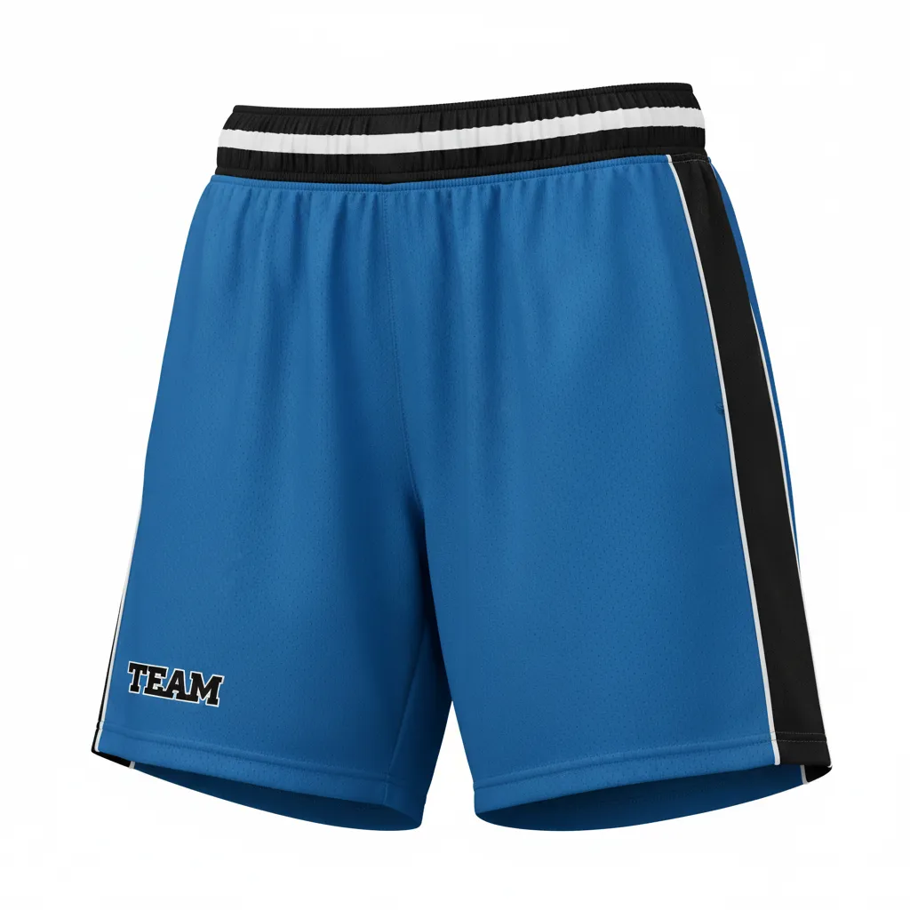 Custom Softball Training Shorts - Custom Design - Trainingshorts Columbiablackwhite - Front View - Kinexa Sportswear
