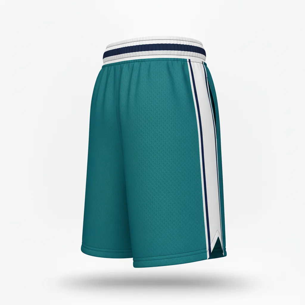 Custom Softball Training Shorts - Custom Design - Trainingshorts Columbiawhitenavy - Back View - Kinexa Sportswear