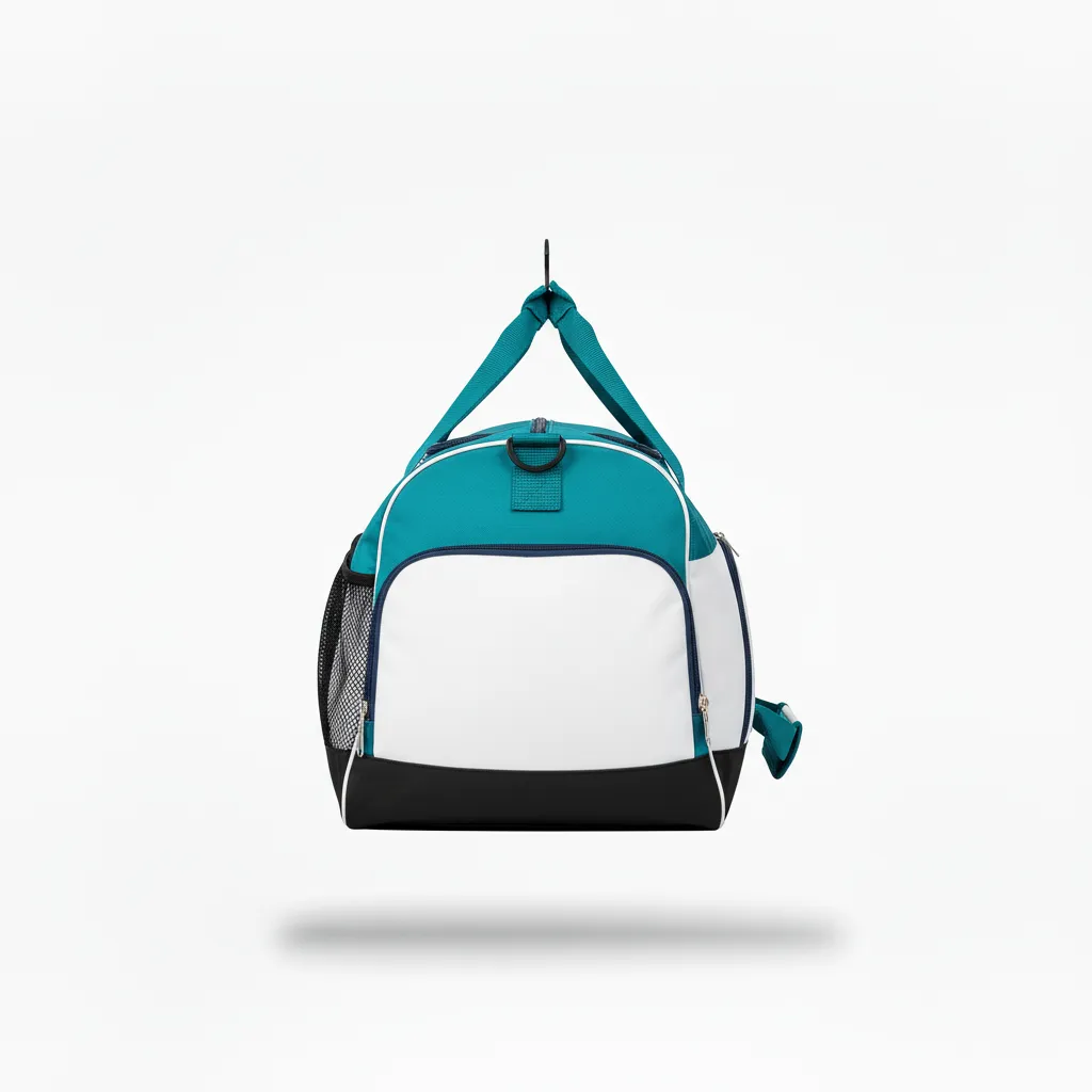 Custom Softball Wheeled Bag - Custom Design - Batbag Columbiawhitenavy - Side View - Kinexa Sportswear