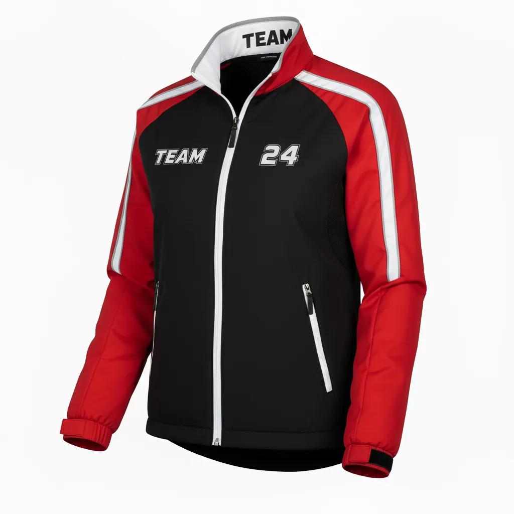 Custom Softball Windbreaker Jacket - Custom Design - Blackwhitegrey - Front View - Kinexa Sportswear