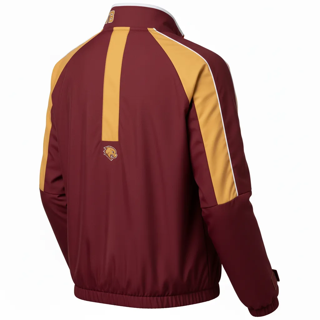 Custom Softball Windbreakers - Back View - KINEXA