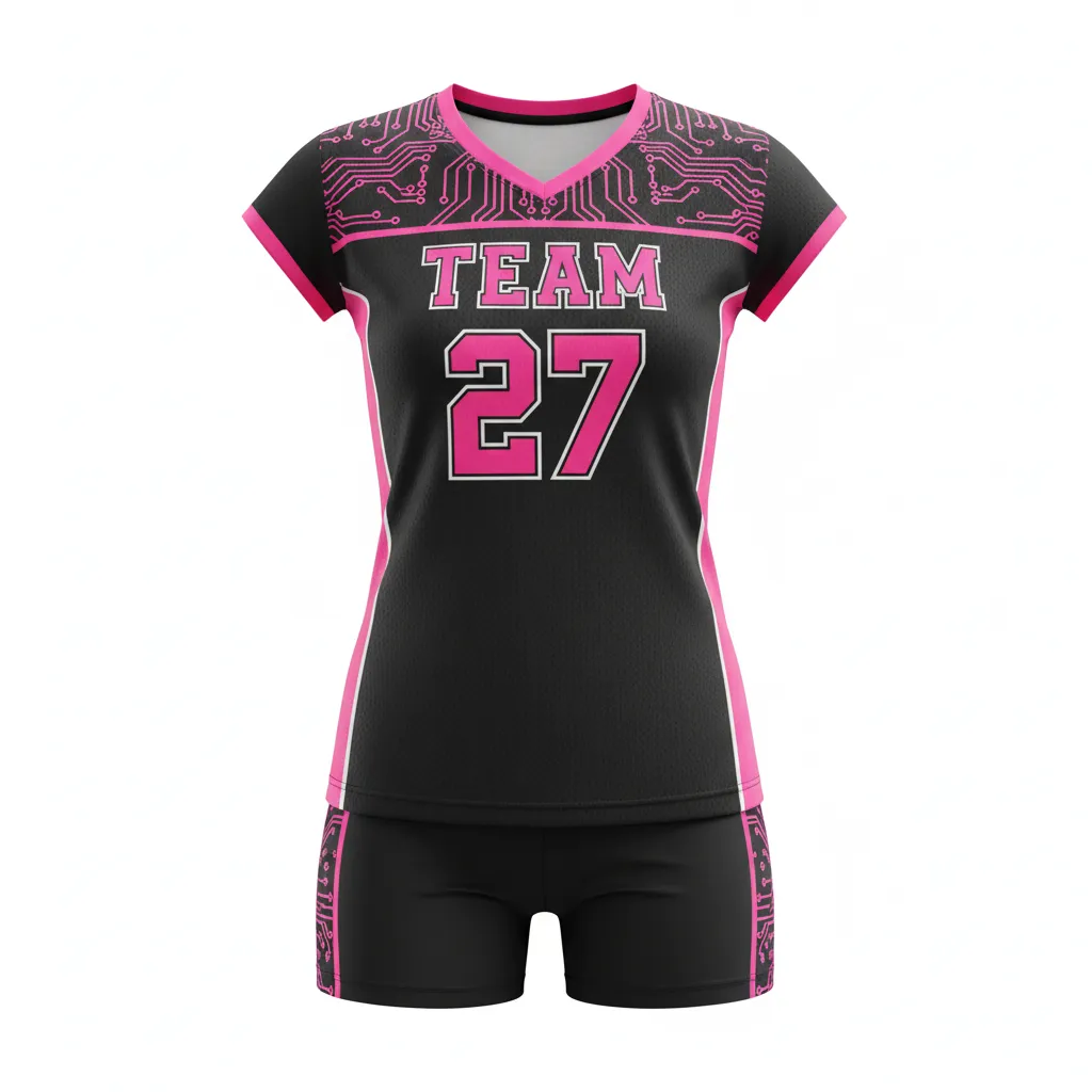 Cap Sleeve Volleyball Uniforms