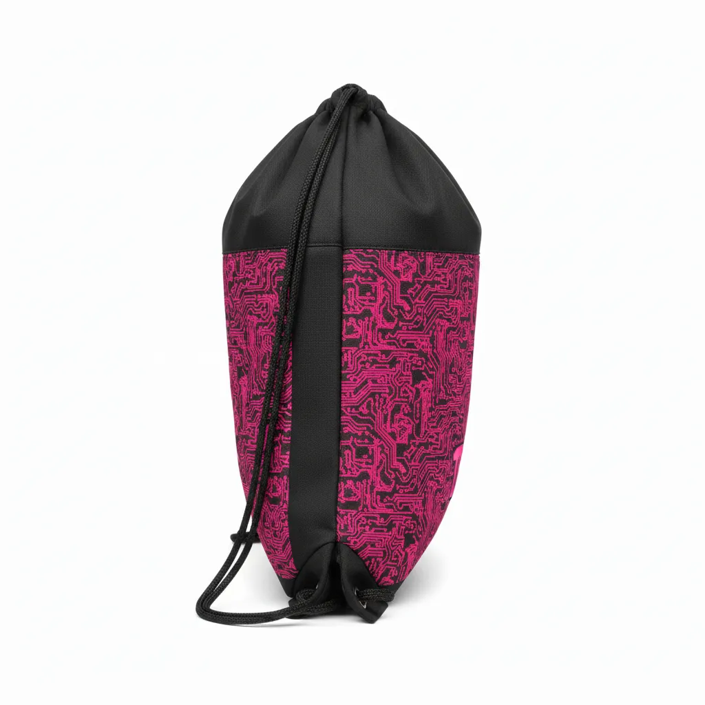 Custom Volleyball Cinch Bags - Side View - KINEXA
