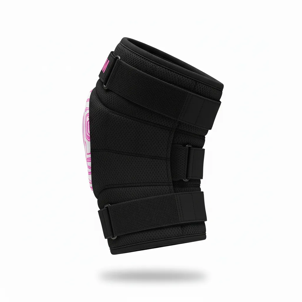 Custom Volleyball Knee Pads - Back View - KINEXA