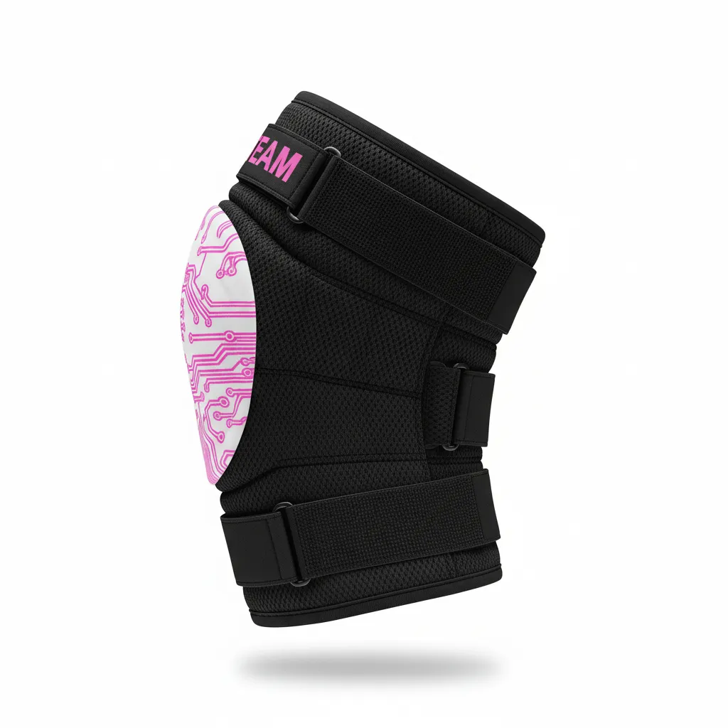 Custom Volleyball Knee Pads - Side View - KINEXA