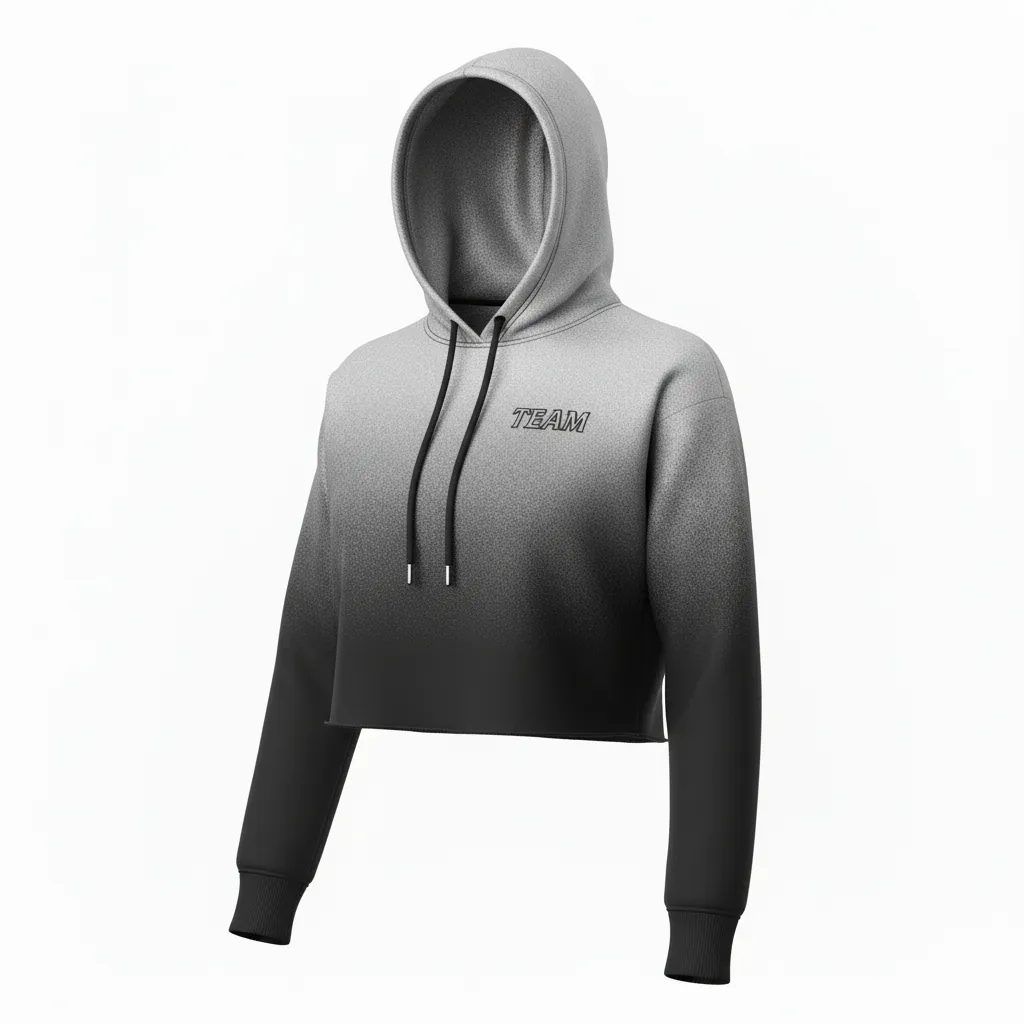 Custom Volleyball Pullover Hoodie - Black, Silver - Metallic Fade - Front View - Kinexa Sportswear