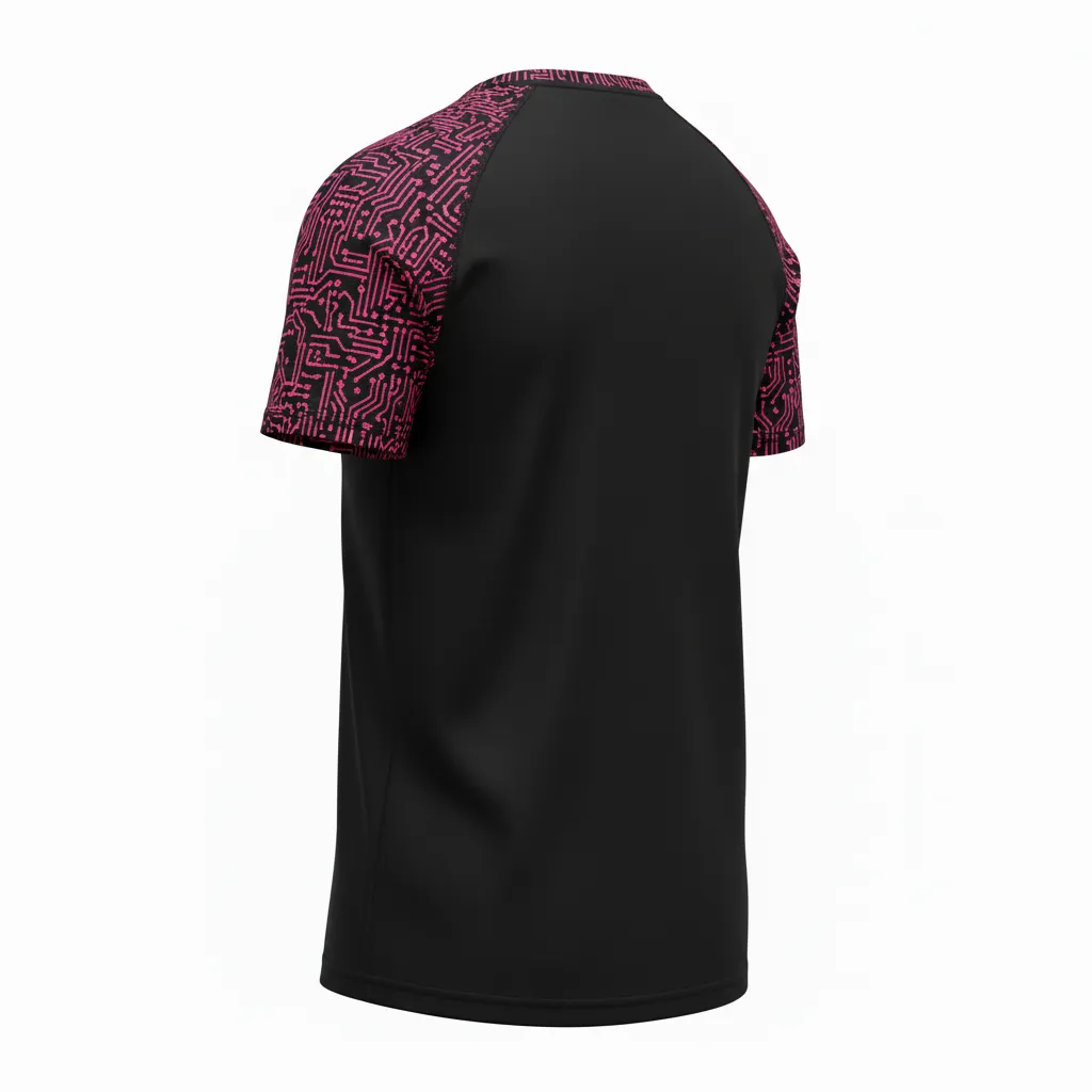 Custom Volleyball Short Sleeve T-Shirts - Back View - KINEXA