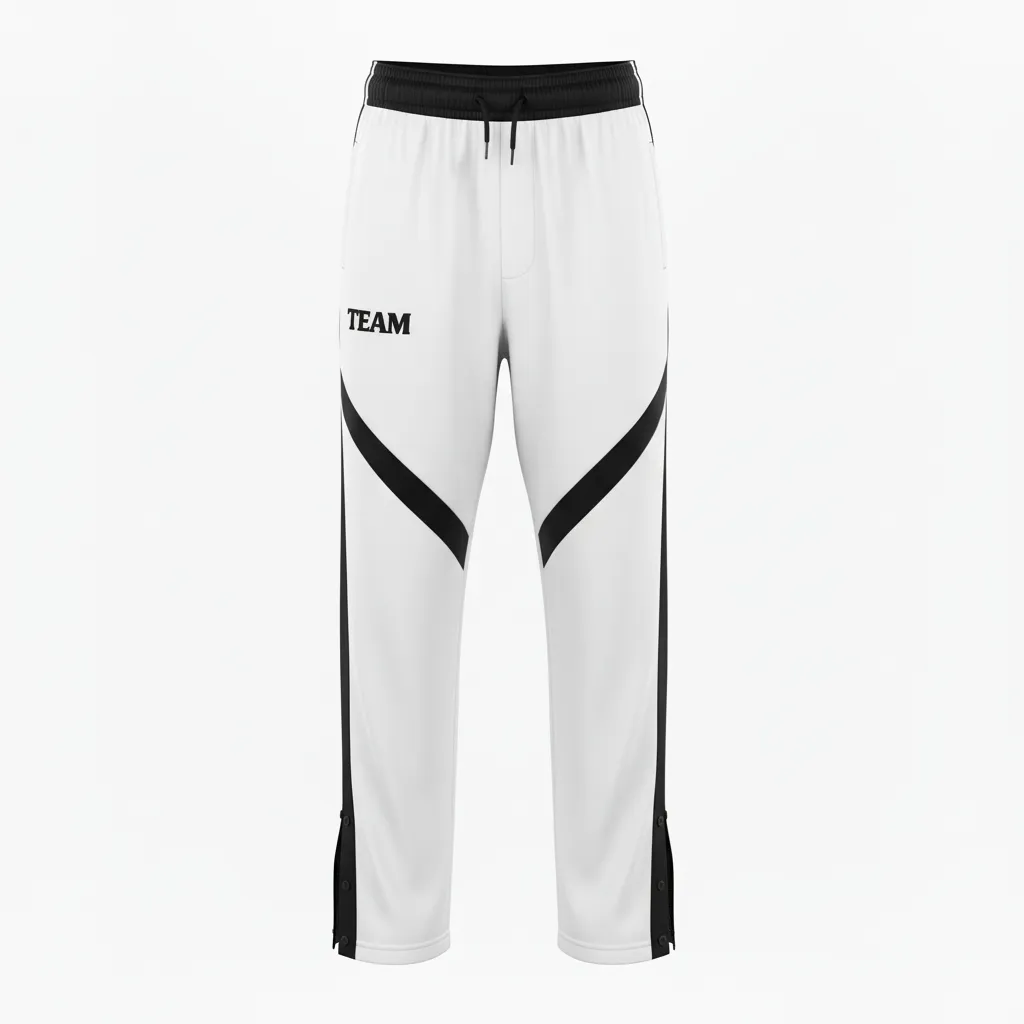 Custom Volleyball Sweat Pant - Red, Black - Cardinal Slash Design - Front View - Kinexa Sportswear
