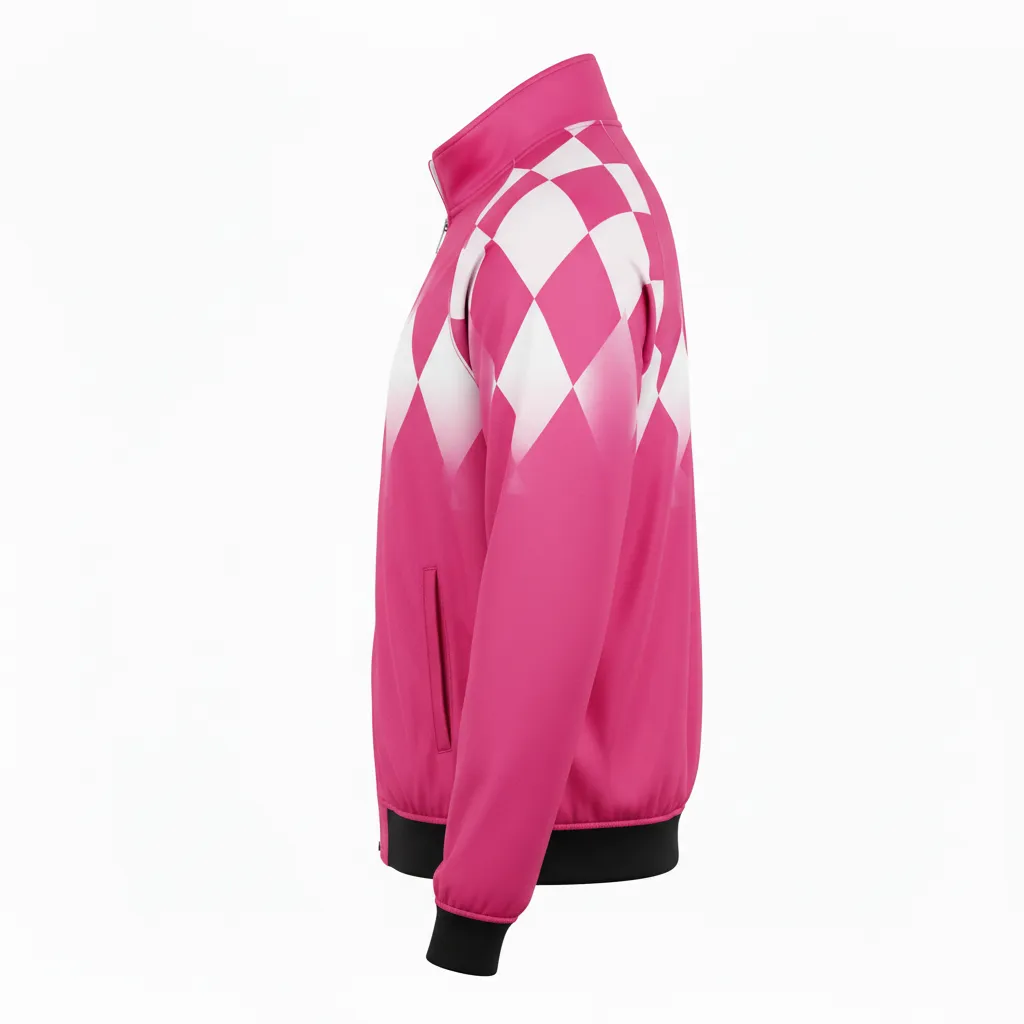 Custom Volleyball Warmup Jackets - Side View - KINEXA