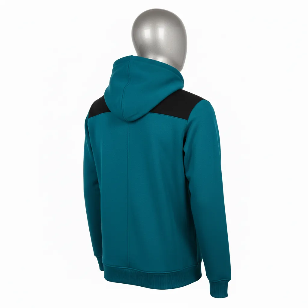 Custom Wrestling Full Zip Hoodies - Back View - KINEXA