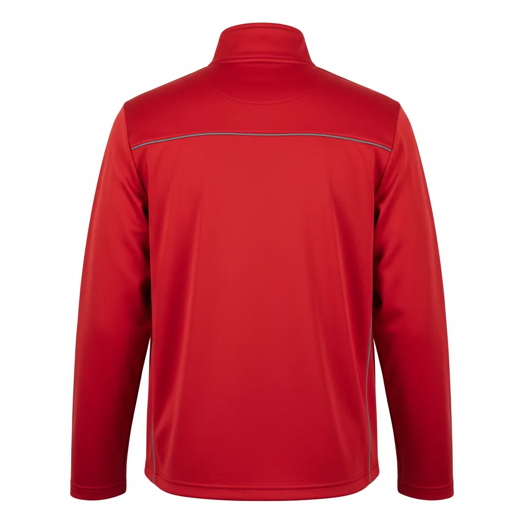 Custom Baseball Quarter Zip Pullover - Back View - KINEXA