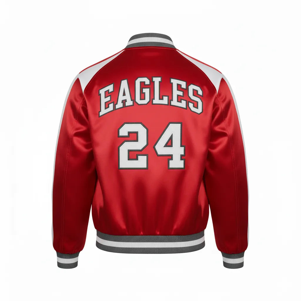 Custom Baseball Dugout Jacket - Back View - KINEXA