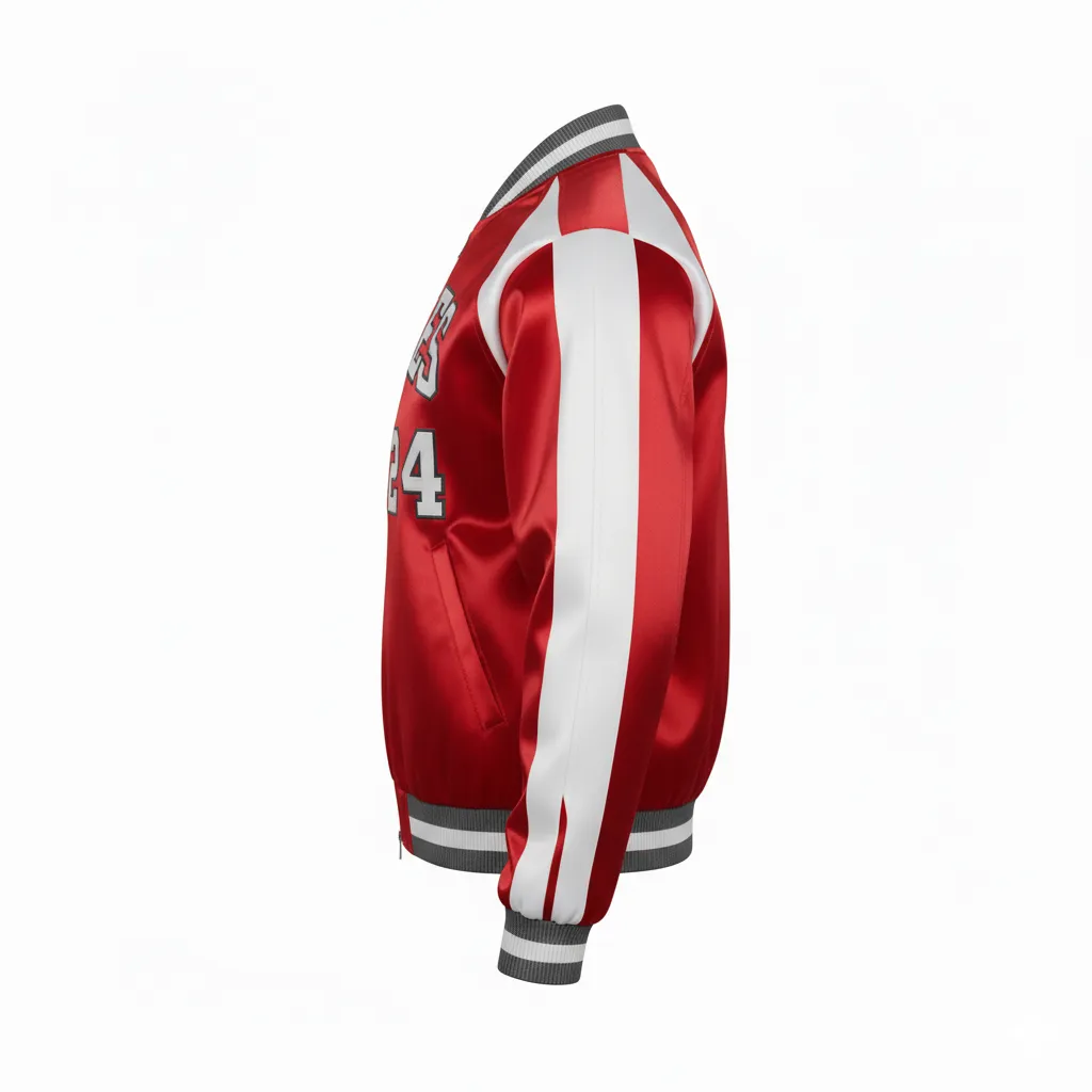 Custom Baseball Dugout Jacket - Side View - KINEXA