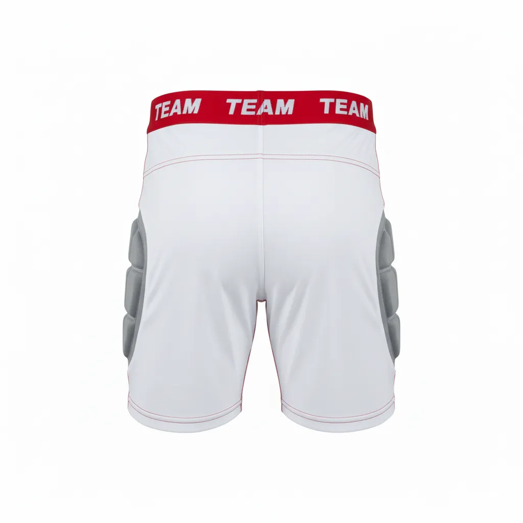 Custom Baseball Sliding Shorts - Back View - KINEXA