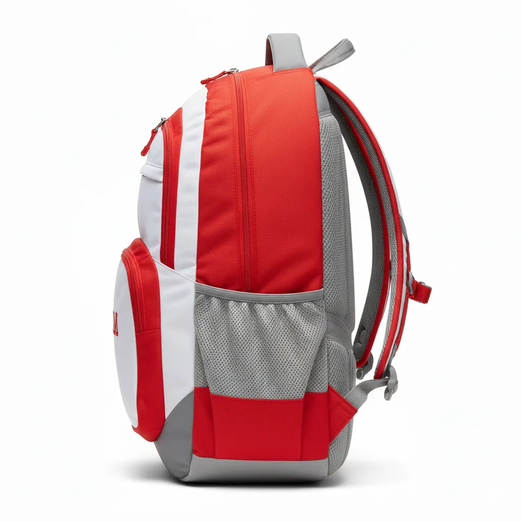 Custom Baseball Team Backpack - Side View - KINEXA