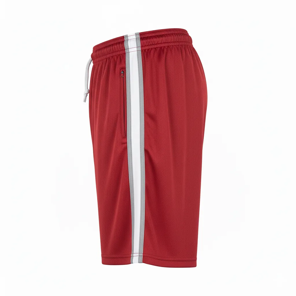 Custom Baseball Training Shorts - Side View - KINEXA