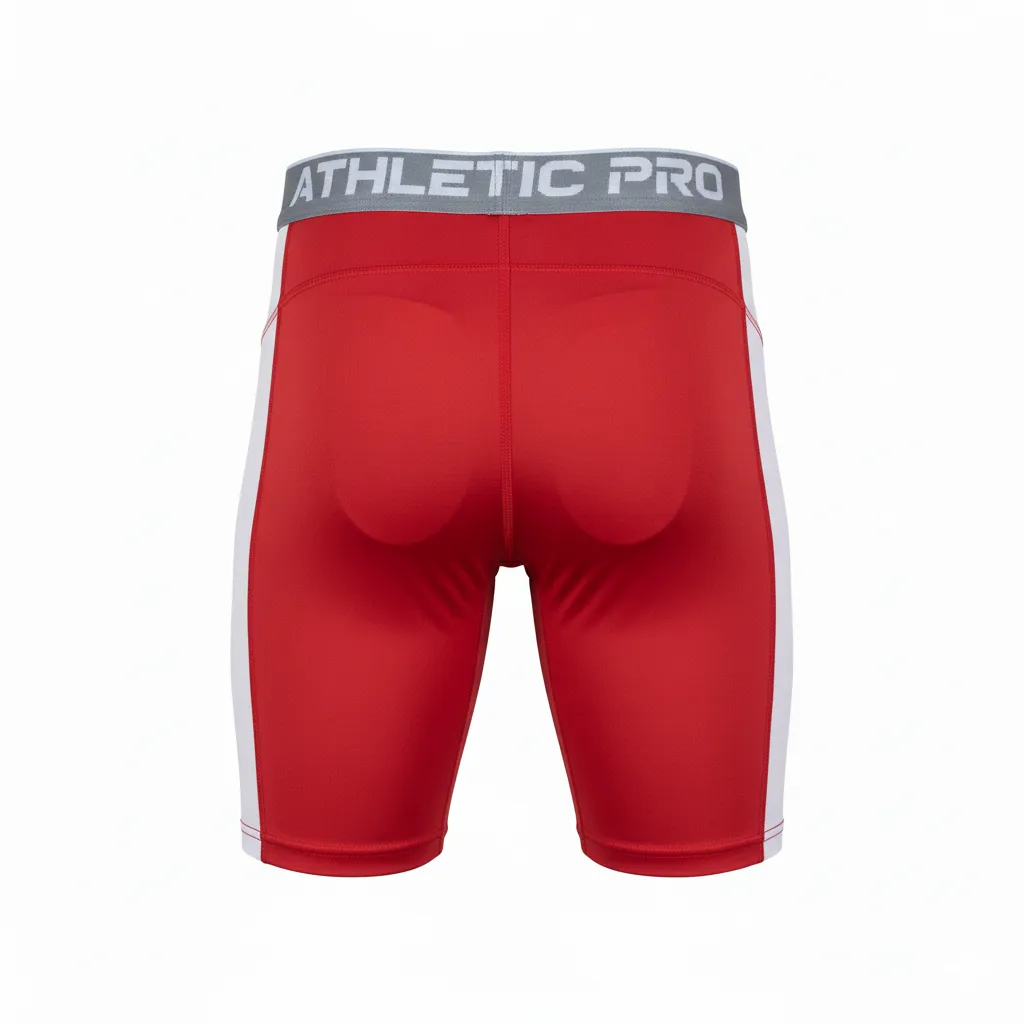 Custom Football Compression Shorts - Back View - KINEXA